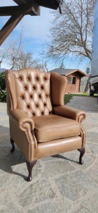 wings chair bergere color crema